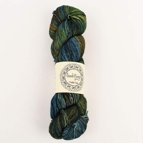 Lambstrings Yarn Tralala Sock 75% SW Merino 25% Nylon 463 Yds Color Raku - Picture 1 of 5